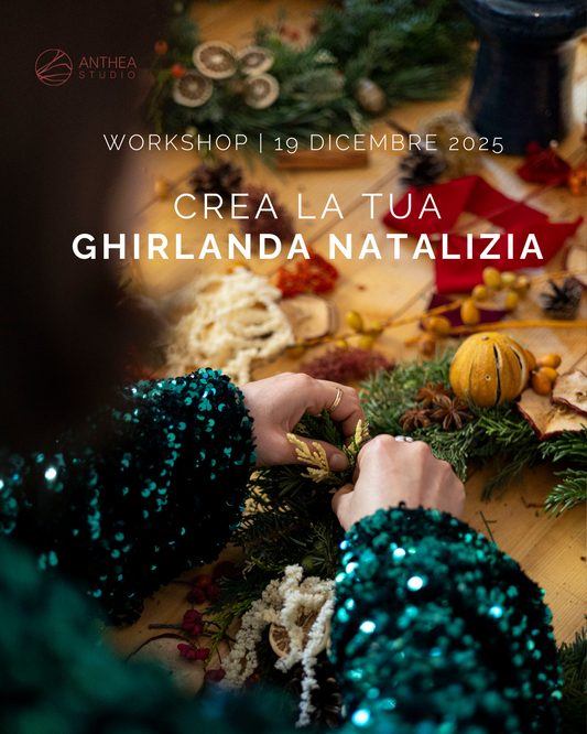 GHIRLANDA NATALIZIA da decorare con Anthea Studio - Venerdì 19 Dicembre